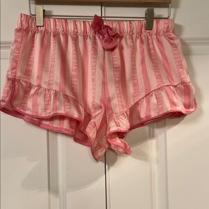 Victoria’s Secret satin sleep shorts. Size Medium.